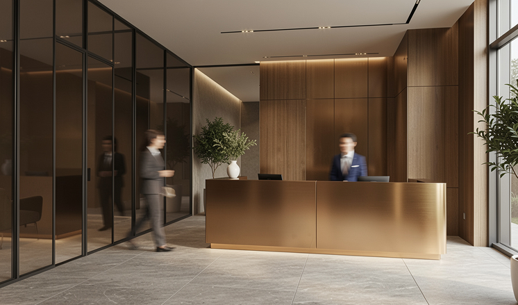 Reception desk